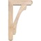 Ekena Millwork Legacy Craftsman Smooth Bracket w/ Offset Brace, Douglas Fir, 5 1/2"W x 18"D x 30"H BKT0604X18X30LEC04SDF - alternate 4